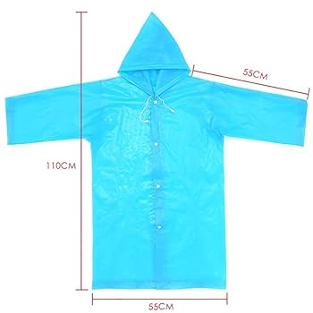 Back in Stock! Durable EVA Rain Coat – Lightweight & Reusable Rain Poncho for Adults | All-Weather Protection
