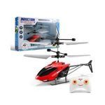 Induction RC Helicopter for Kids - Gesture & Remote-Controlled Flying Toy with LED Lights
