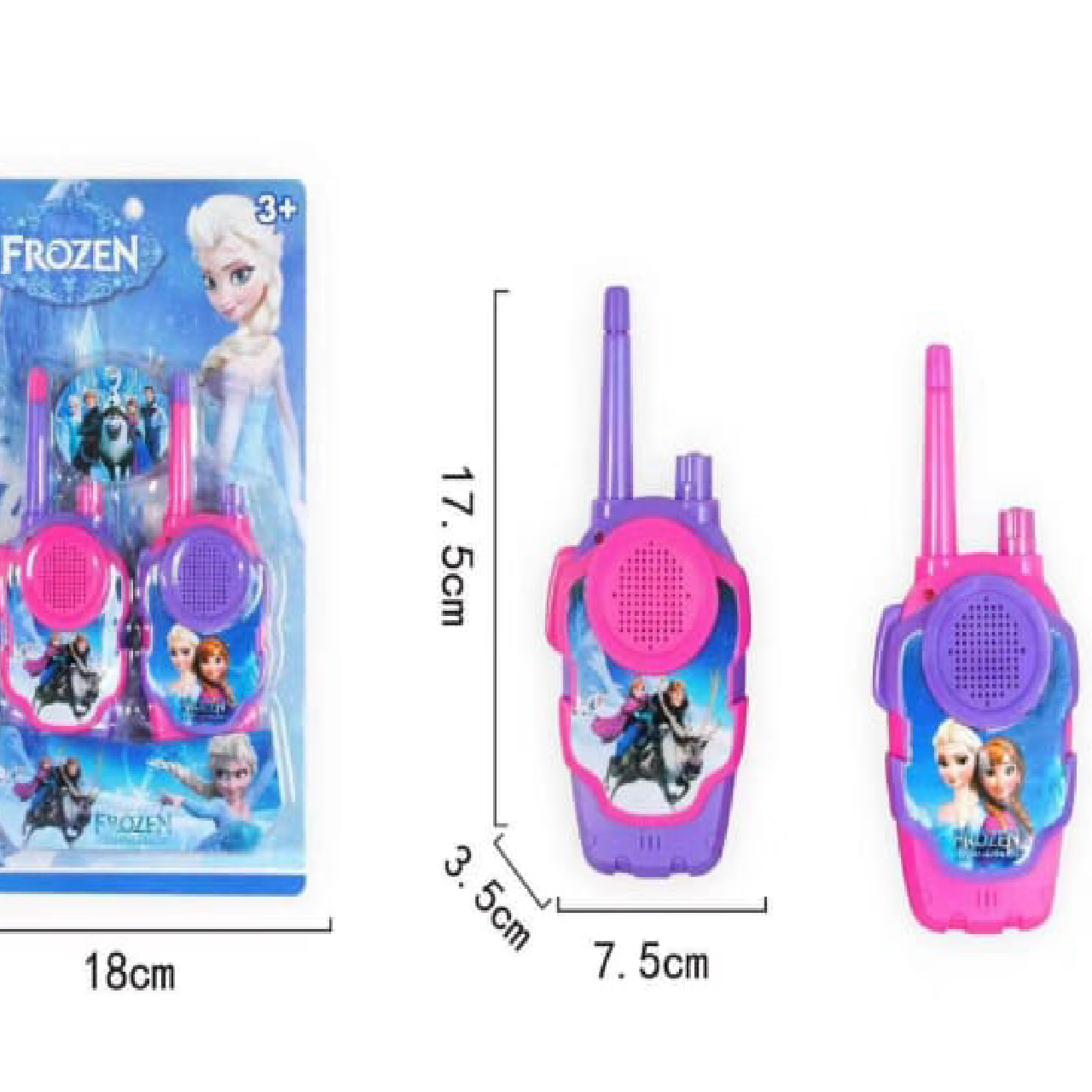 Movie-Themed Long Range Kids Walkie Talkies - Avengers, Spider-Man, Frozen & Paw Patrol