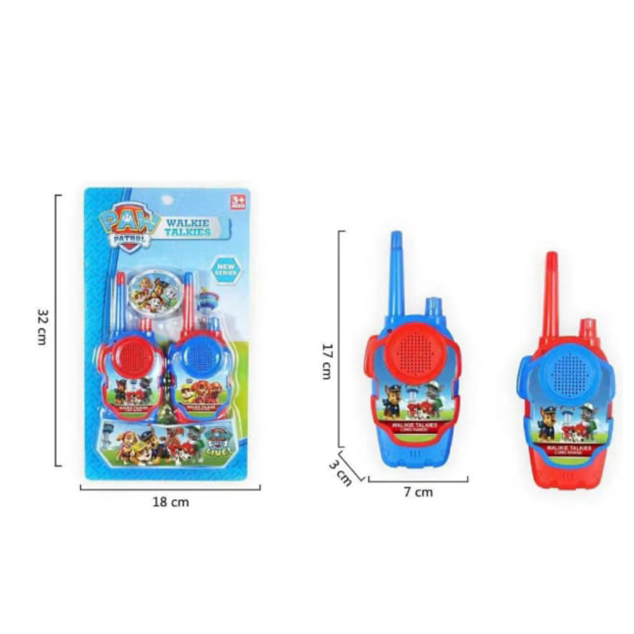 Movie-Themed Long Range Kids Walkie Talkies - Avengers, Spider-Man, Frozen & Paw Patrol