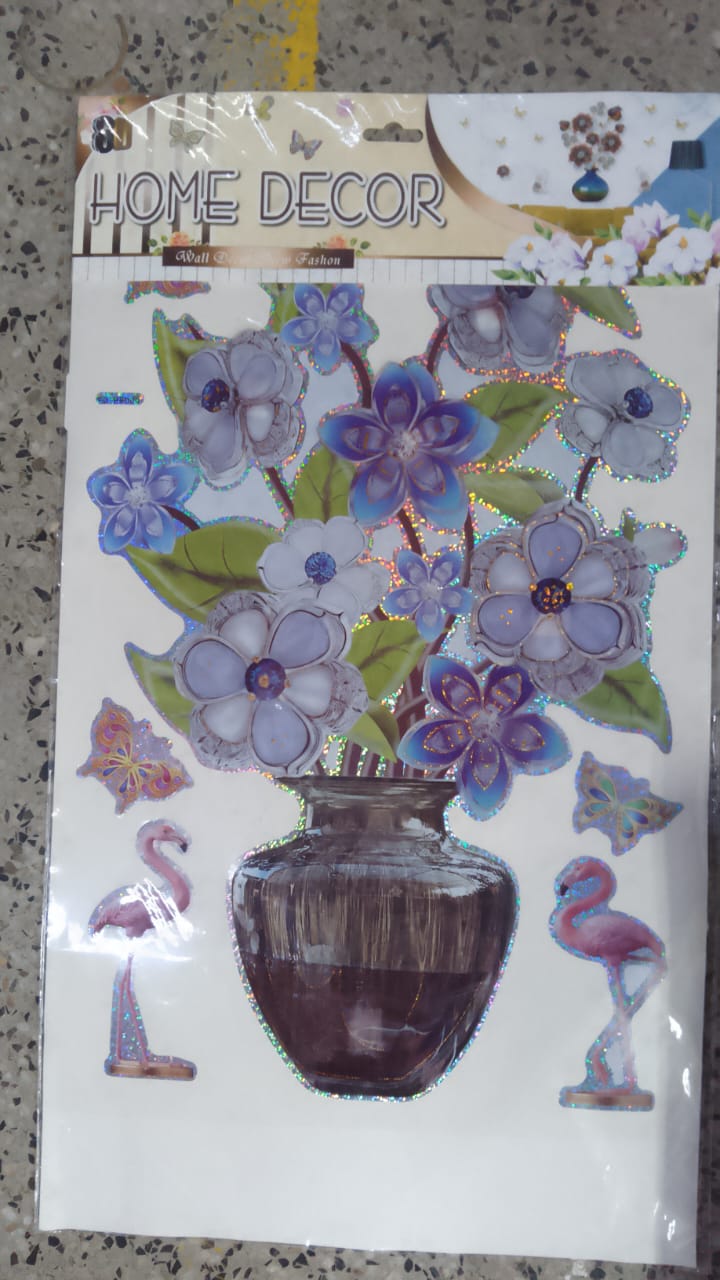 8D Holographic Wall Decals - 3D Floral & Animal Home Decor Stickers