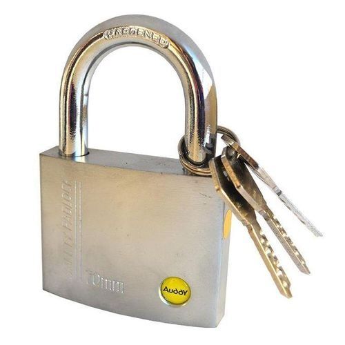 AUDDY High-Security Brass Cylinder Padlock - Heavy Duty Protection (40mm - 70mm)