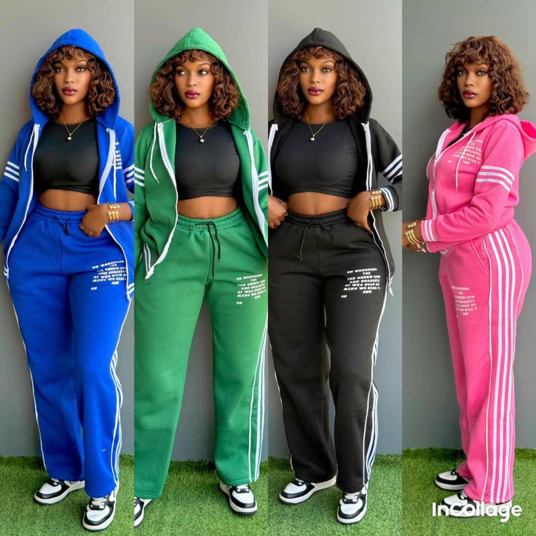3pcs ladies hood  top and sweatpant
