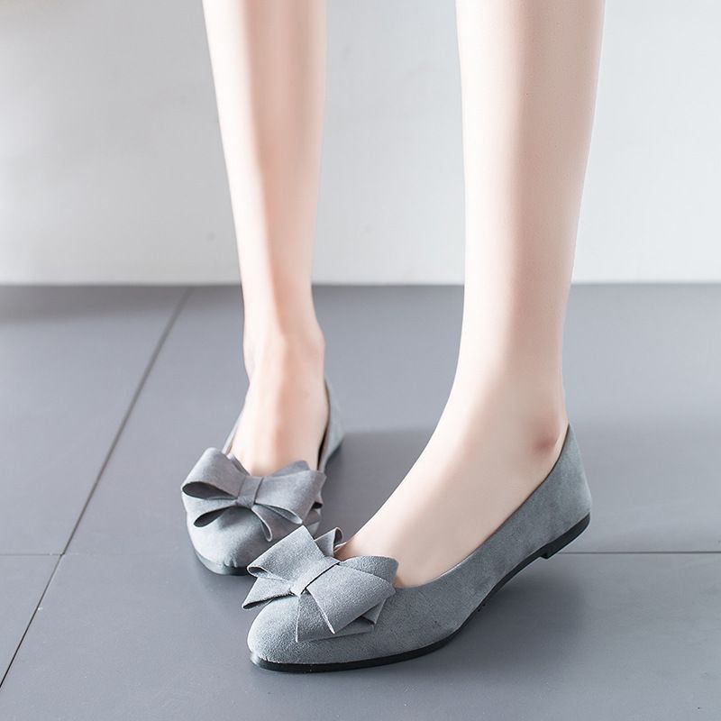 2026 Ladies Shoes women's shoes pointed toe flat soft sole casual women's shoes-Black Dolly shoe