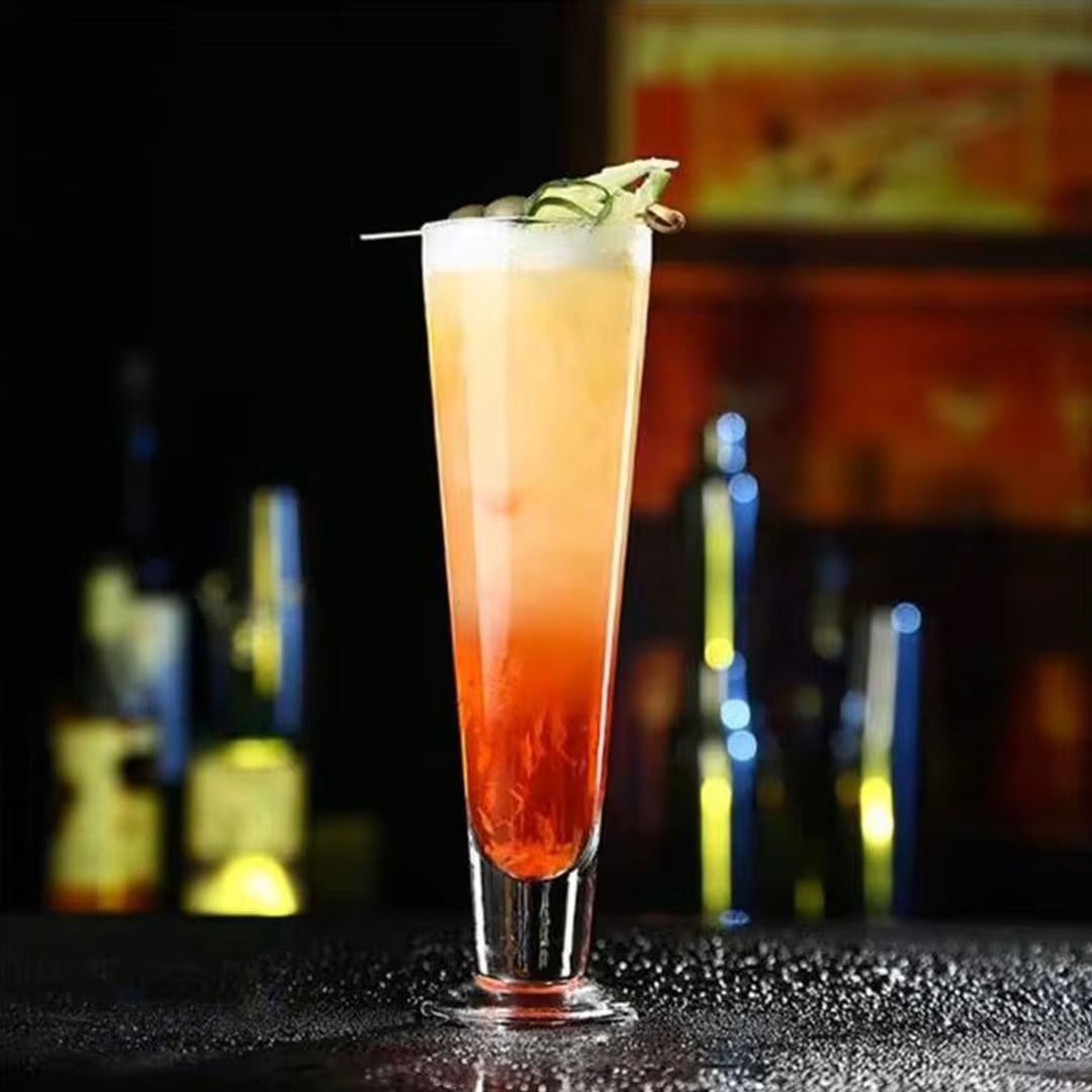 400ml Tall 1PC Polycarbonate Beer Cocktail Glass Shatterproof