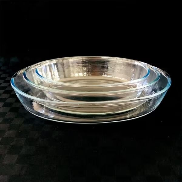 3pc 1.5L, 2L & 3L Oval Glass Baking Dish Set