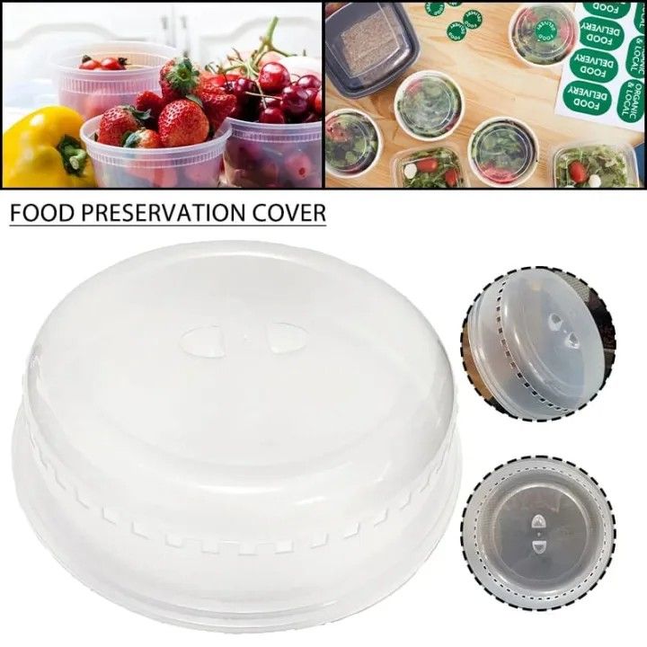 👌Transparent  microwave  Covers, Microwave Oven/Refigerator food cover, Oil Cap Heated Sealed Plastic Cover Dish Dishes Dustproof Cover Food Cover