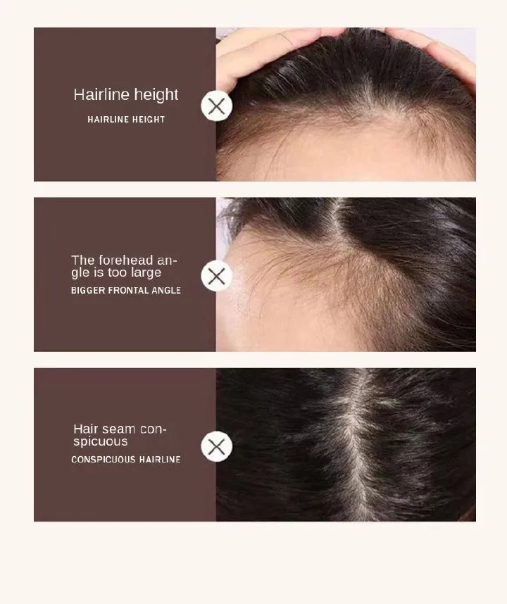 👌👌Hair Line dye Powder Black & Brown, Root Cover Up, Natural Instant Waterproof Hairline Shadow Powder, Hair Concealer, scalp cover, bald head cover, thinning hair, less hair cover