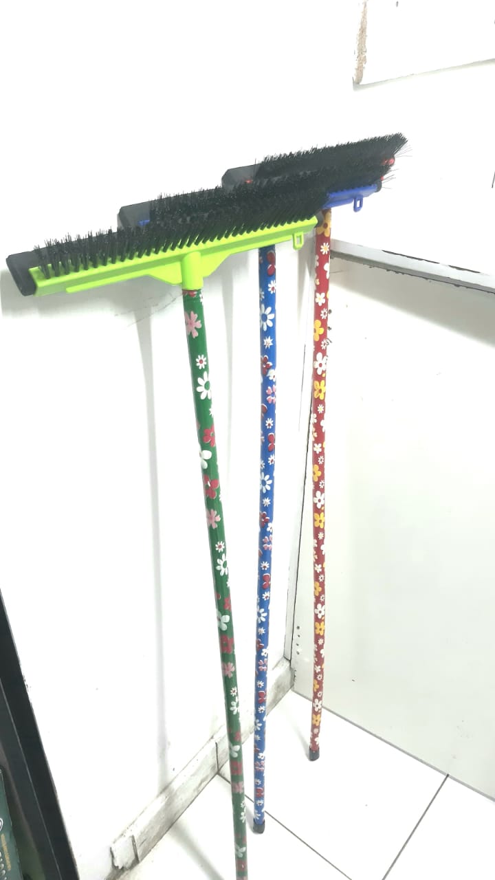 carpet hair removal broom with squeegee, fur remover broom, fluffy carpet broom, indoor pet fur remover carpet brush, floor scrub brush, 2 in 1 Tile, bathroom wall cleaning long handle bristle