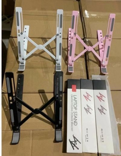 🔥👌Plastic Laptop Stand Multi-Angle Adjustable Design For Laptop ", tablets and good for reading books  plus can work as phone stand