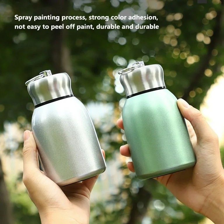 🔥🔥 Small Kids insulated leak proof thermal milk pot, Big Belly Cup Simple Mini Cup for milk,Tea, yogurt Stainless Steel Drinkware kids mug.