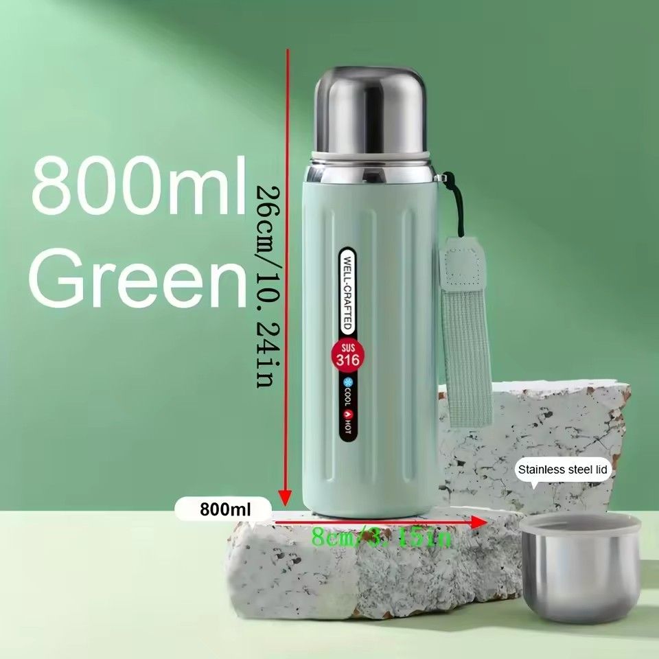 Portable 800ml well crafted Stainless Steel Vacuum Flask , classic vacuum flask , portable vacuum flask,