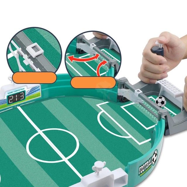 🔥Mini Tabletop Soccer Game Kit Early Educational Football Table Board Games Parent-Children Interactive for Kids Age 18 Months 
Football Table Game for Family Party Portable Multigames for Kids and