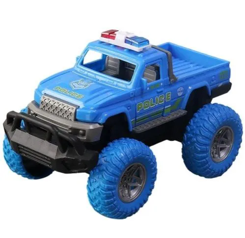 🔥Toy Police Vehicles for Kids Truck with Big Wheel Police Car Toy Monster Truck Toys for kids