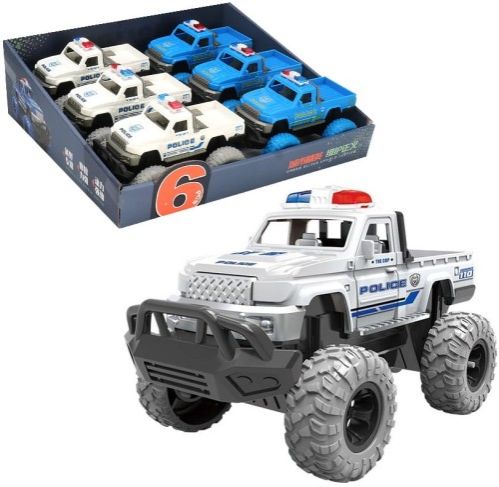 🔥Toy Police Vehicles for Kids Truck with Big Wheel Police Car Toy Monster Truck Toys for kids