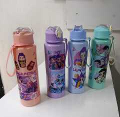 🔥🔥K-Pop Rumi, Zoey & Mira,  Cute Design Leakproof unbreakable Outdoor School kids  Water Bottle, Flip-Top Straw Lid