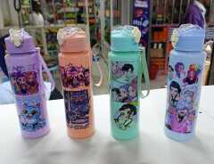 🔥🔥K-Pop Rumi, Zoey & Mira,  Cute Design Leakproof unbreakable Outdoor School kids  Water Bottle, Flip-Top Straw Lid