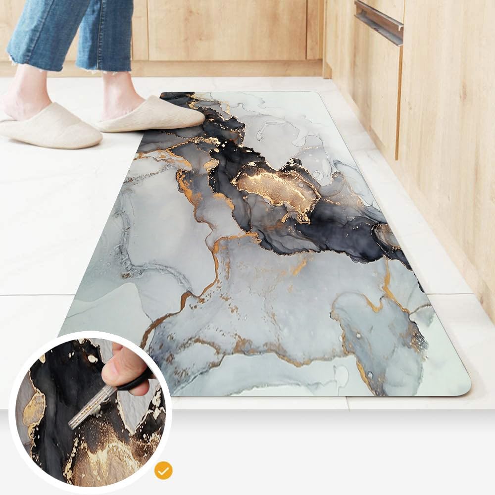 🔥🔥Cushioned Anti-Fatigue Kitchen Rug Mat ,Non Slip Waterproof , Heavy Duty Rubber Ergonomic Comfort Mat for Kitchen, Floor Home, Office, Sink, Laundry .