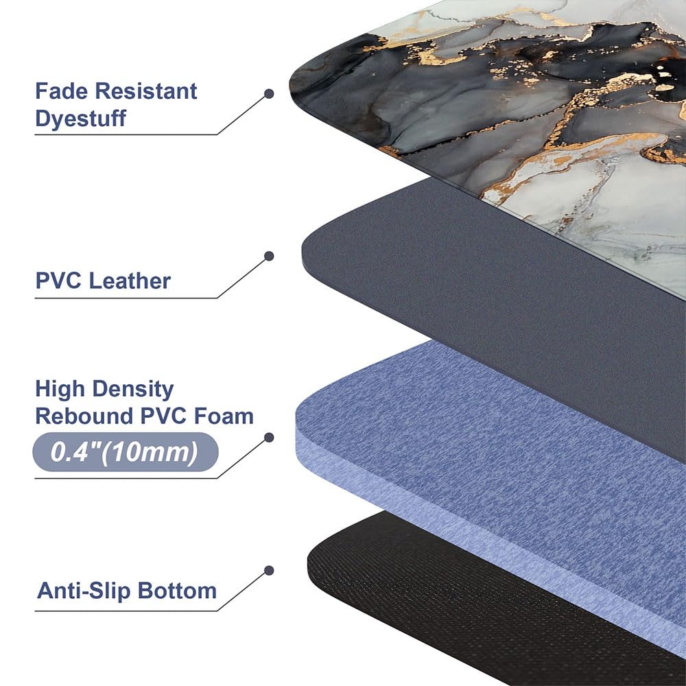 🔥🔥Cushioned Anti-Fatigue Kitchen Rug Mat ,Non Slip Waterproof , Heavy Duty Rubber Ergonomic Comfort Mat for Kitchen, Floor Home, Office, Sink, Laundry .