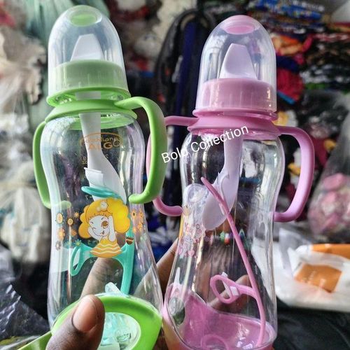 🔥🔥3-in-1 Baby Feeding Bottle (Big/Small) A multifunctional bottle with nipple, straw, and spoon head.Comes with double handles for an easy baby grip.Wide, clear body for smooth cleaning and fee