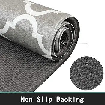 🔥🔥Cushioned Anti-Fatigue Kitchen Rug Mat , Non Slip Waterproof , Heavy Duty Rubber Ergonomic Comfort Mat for Kitchen, Floor Home, Office, Sink, Laundry