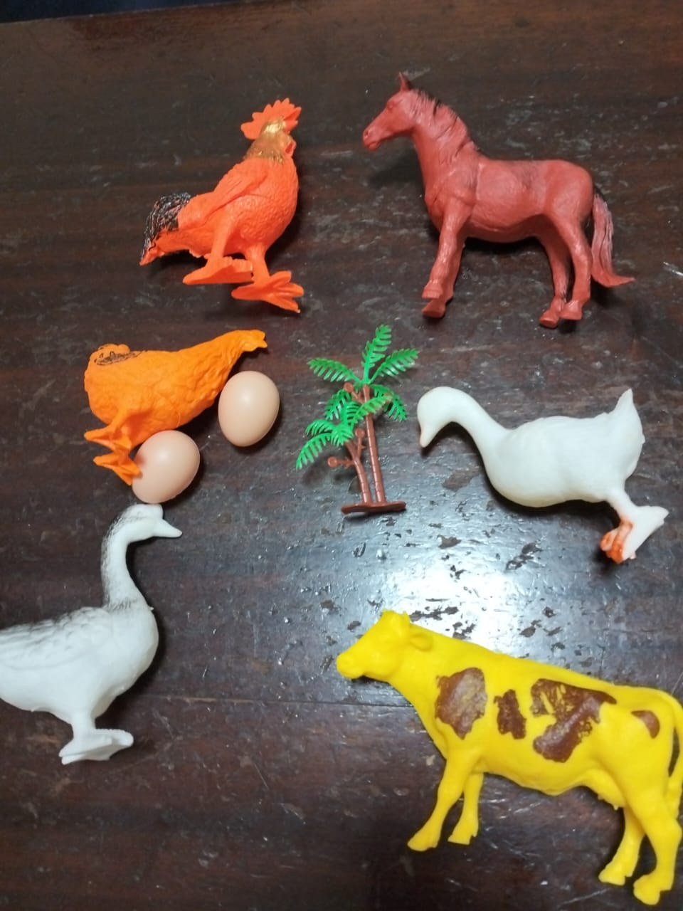 CBC Learning Farm Animals Adventure Set of 6 Animal Toy Figures | Perfect for Imaginative Play and Learning About Farm Animals | Suitable for Kids.