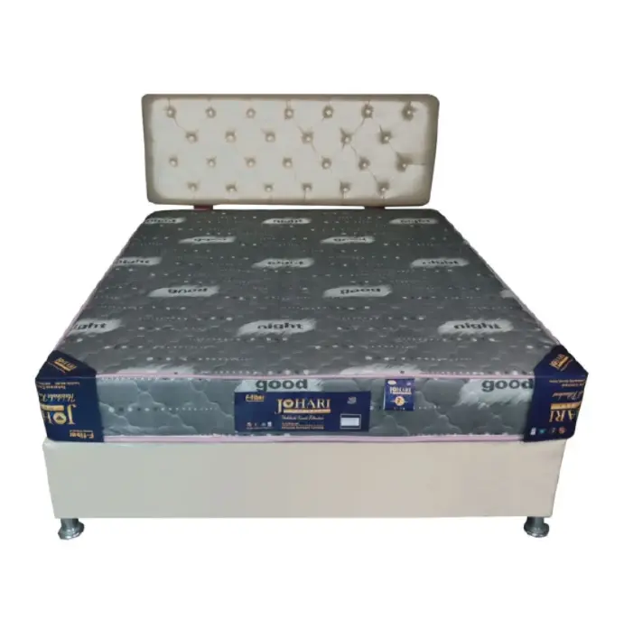 3.5 by 6 (8-Inch) FREE 2 Pillows JOHARI Orthopedic Fibre Mattress, Firm Back Support, Breathable and Durable, Quilted Soft Cover, Heavy-Duty Construction, Modern Design, Ideal for Home or Hotel, Offer