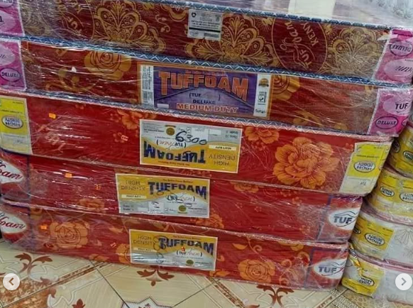 3.5 by 6 [ 6-Inch ]TUFFOAM Heavy-Duty Foam Mattress, High-Density Support, Breathable and Hypoallergenic, Durable Construction, Comfortable Sleep Surface, Ideal for Home or Hotel Use