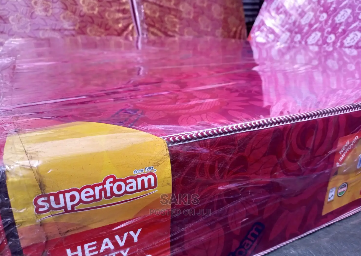 3.5 by 6 [ 6-Inch ]TUFFOAM Heavy-Duty Foam Mattress, High-Density Support, Breathable and Hypoallergenic, Durable Construction, Comfortable Sleep Surface, Ideal for Home or Hotel Use