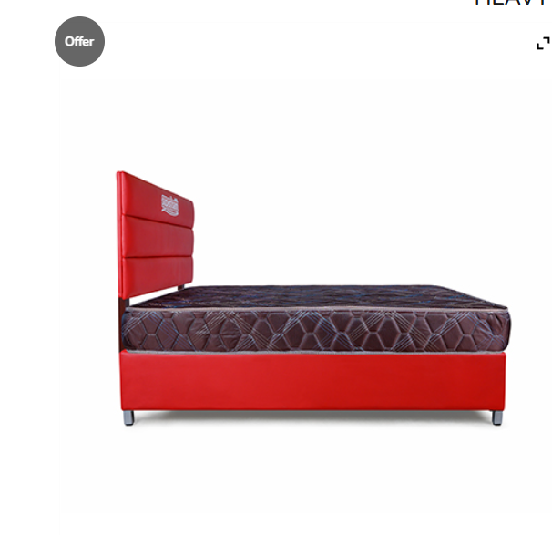 4 by 6 (6-Inch) FREE 2 Pillows SUPERFOAM Morning Glory High-Density Mattress, Firm Back Support, Breathable and Durable, Quilted Soft Cover, Heavy-Duty Construction, Modern Design, Ideal for Home or H