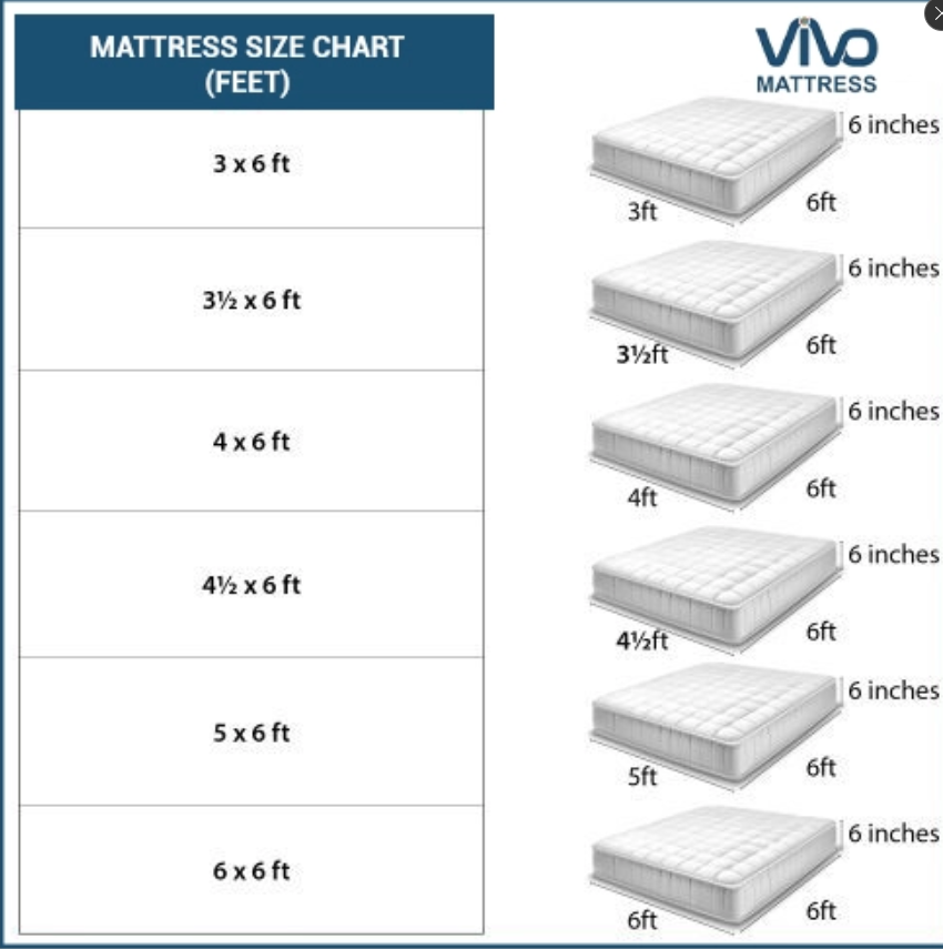 FREE 2 Pillows 6 by 6 (8-Inch) SHDF VIVO Super High-Density Quilted Mattress, Soft and Durable Foam, Comfortable and Healthy Sleep Support, Floral Design, Does Not Include Bed