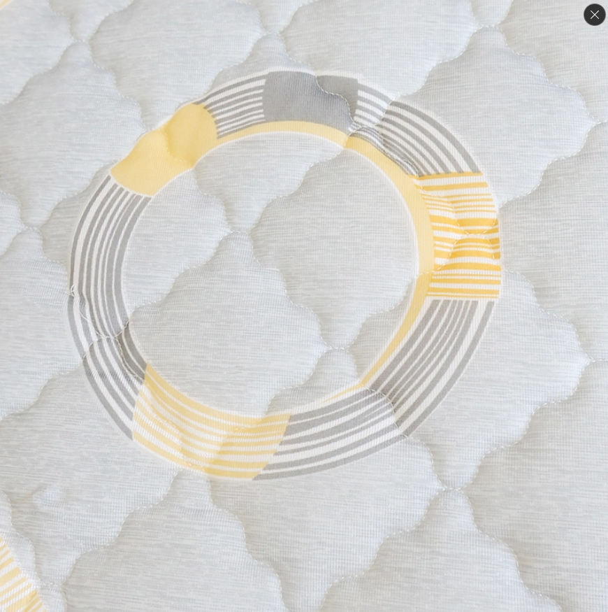 FREE 2 Pillows 6 by 6 (8-Inch) SHDF VIVO Super High-Density Quilted Mattress, Soft and Durable Foam, Comfortable and Healthy Sleep Support, Floral Design, Does Not Include Bed