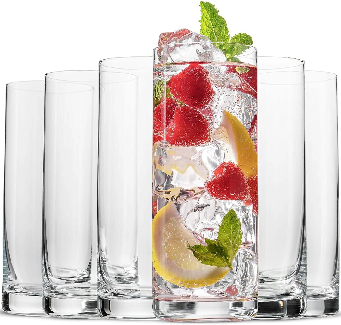 A Set of 6pcs or 12pcs a set of Drinking Glasses Kitchen Juice, Water Glass Cups Glass