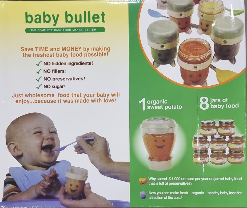 200W Baby Bullet Food Making System N9W – Baby Food Blender & Maker