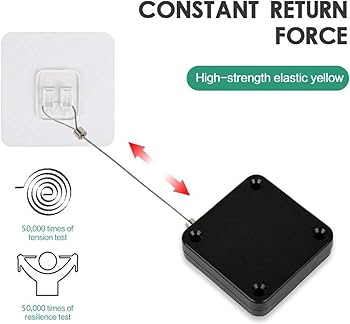 135cm Steel Rope Automatic Door Closer | Self-Closing Heavy-Duty Door Closer for Home, Office & Shops