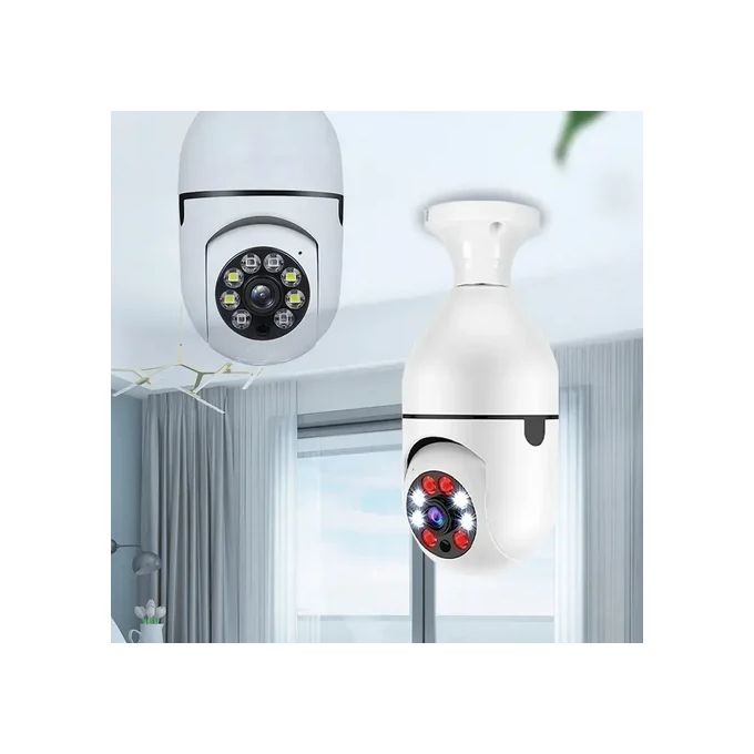 360° PANORAMIC PTZ BULB CCTV SECURITY SMART WIFI CAMERA