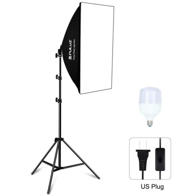 Photography Soft Box Set 50x70CM With 2.1M Tripod Stand ,Video Soft Box Camera Equipment Photography Studio Softbox