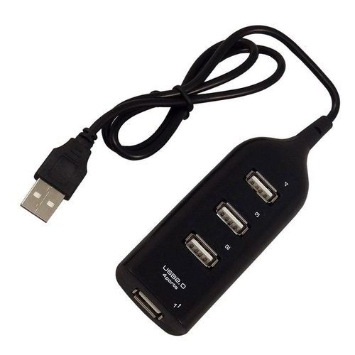 USB 2.0 4 Port USB Hub | Portable Multi USB Splitter Adapter for Laptop, PC, Smart TV & Gaming Consoles | Compact Plug & Play Hub with 1.0m Cable | Best USB Hub Price in Kenya