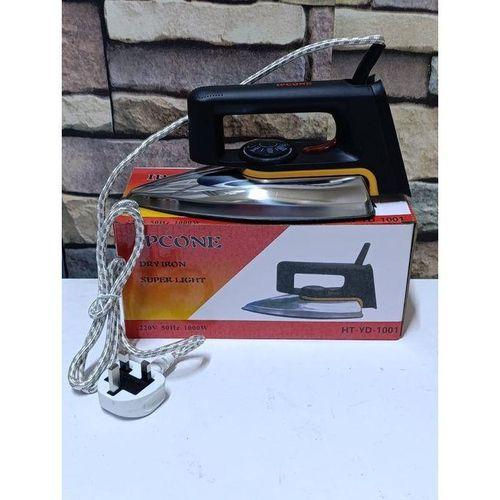 Original IPCONE Quality Dry Iron Box with Titanium Teflon Non-Stick Soleplate – New Cheap Budget 2025 Lightweight Durable Electric Iron for Fast Smooth Wrinkle-Free Clothes