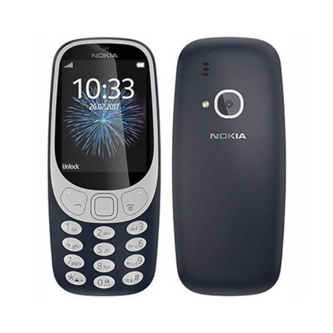 Original Nokia 3310 Katululu Mobile Phone 2.4 Inch Display 1200mAh Long Battery Life Dual SIM Card GSM Unlocked Black – New Budget Cheap Classic Feature Phone 2025 Kenya Best Durable Mobile