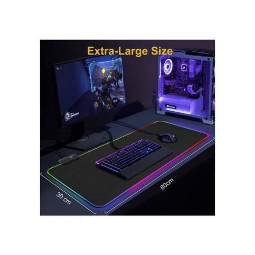 Brand New RGB Game Lighting Thickened Mouse Pad | New 2026 Gaming Desk Mat, Large Size, Anti-Slip, Budget, Cheap Price, Durable & Colorful Light Effects