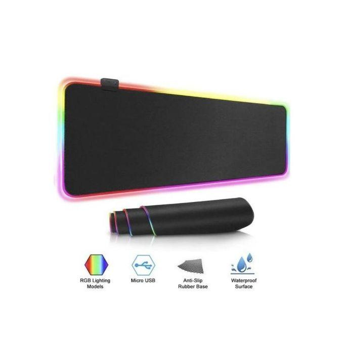 Brand New RGB Game Lighting Thickened Mouse Pad | New 2026 Gaming Desk Mat, Large Size, Anti-Slip, Budget, Cheap Price, Durable & Colorful Light Effects