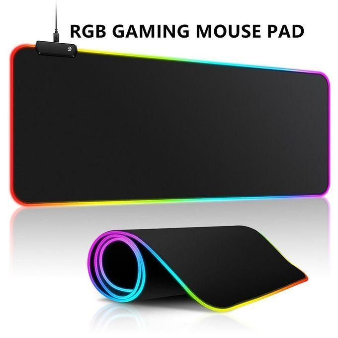 Brand New RGB Game Lighting Thickened Mouse Pad | New 2026 Gaming Desk Mat, Large Size, Anti-Slip, Budget, Cheap Price, Durable & Colorful Light Effects