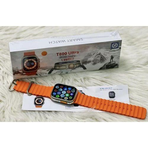 Original T800 Smart Watch 49mm 2024 New NFC GPS Track Bluetooth Call BT Music Games Wireless Charging Smartwatch for Men Women Heart Rate SpO2 Sleep Monitor Waterproof with Bluetooth 5.2 & Multi-Sport