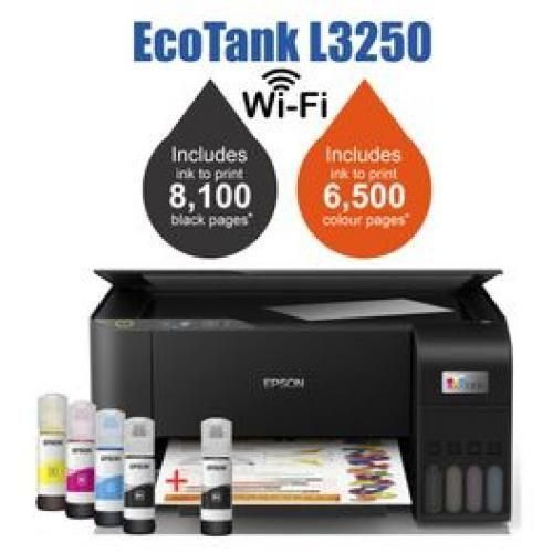 New Generation Epson L3250 EcoTank Printer | Brand New 2026 All-in-One Office Printer | Print, Scan, Copy, Wireless WiFi | Portable Easy Setup  | High-Quality Affordable Inkjet A4 Printer Cheap