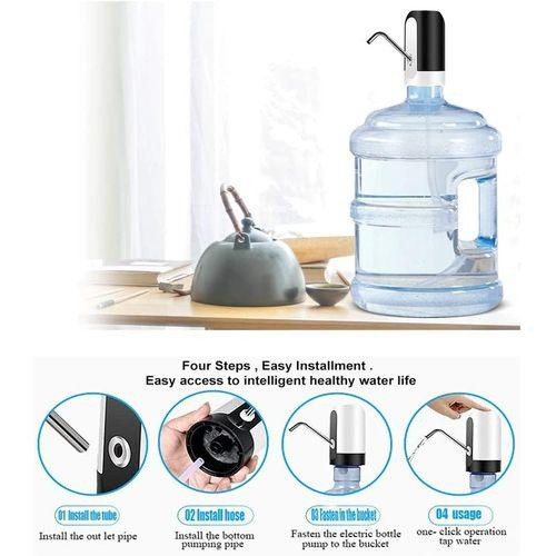Original Automatic Electric Water Dispenser Pump | Rechargeable Portable Water Bottle Pump | USB Charging | One Touch Operation  | Universal Fit for 5L 10L 20L Bottles Home Office Kitchen Kenya
