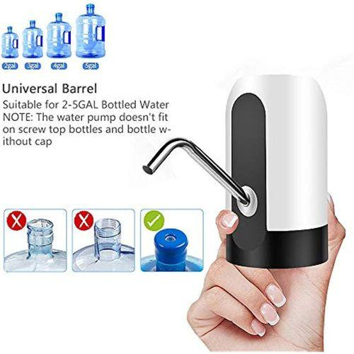 Original Automatic Electric Water Dispenser Pump | Rechargeable Portable Water Bottle Pump | USB Charging | One Touch Operation  | Universal Fit for 5L 10L 20L Bottles Home Office Kitchen Kenya