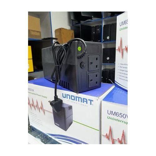 Original Unomat UM650VA UPS Reliable Power Backup Surge Protection Energy Efficient Compact Uninterruptible Power Supply for Computers Electronics
