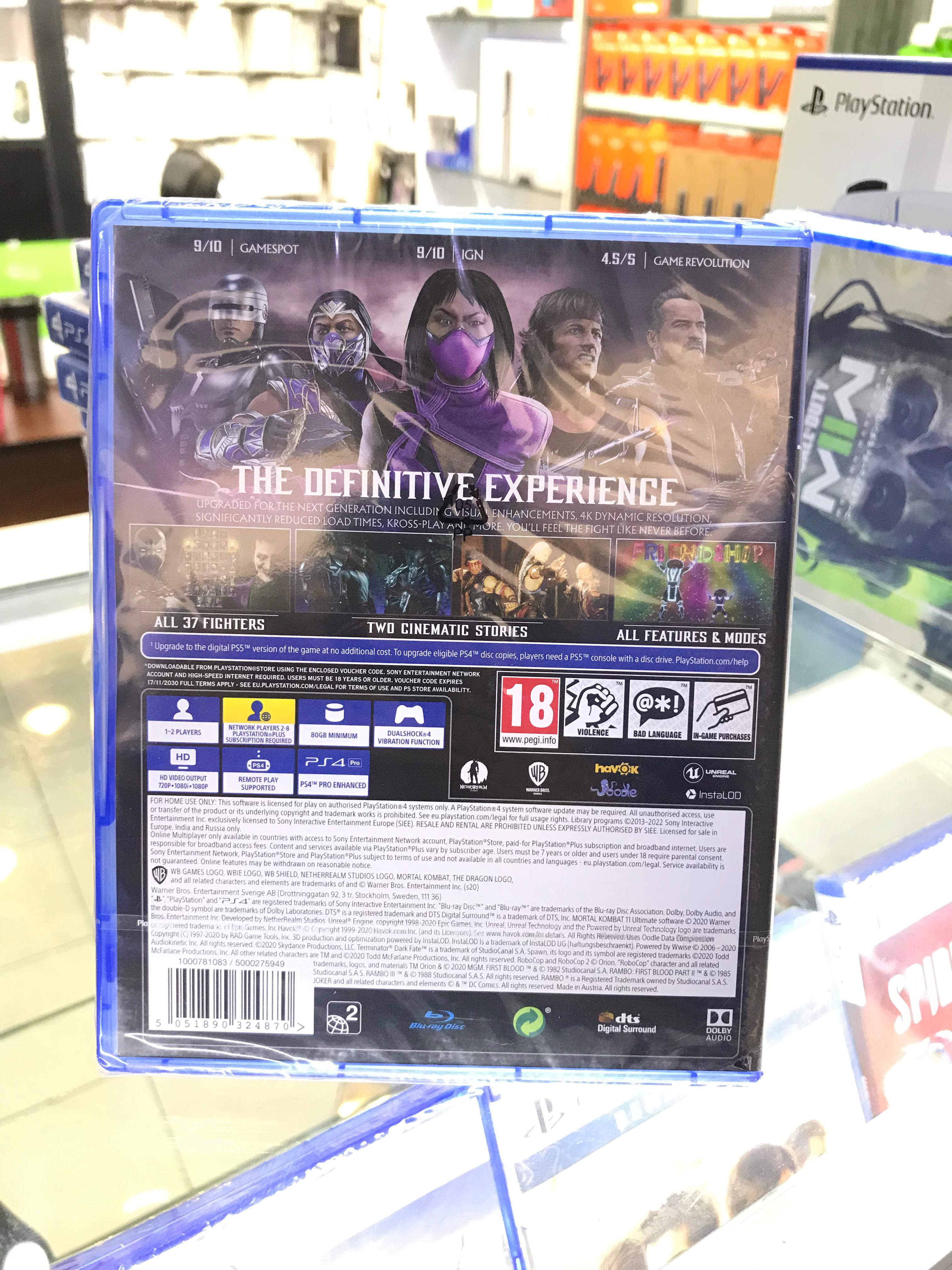 Genuine 🎮 Sony PlayStation 5 & PlayStation 4 Mortal Kombat Ultimate 11 Game Disk | New 2025 Edition | Realistic 4K Graphics | Online Multiplayer | Best Action FPS Game in Kenya 🇰🇪