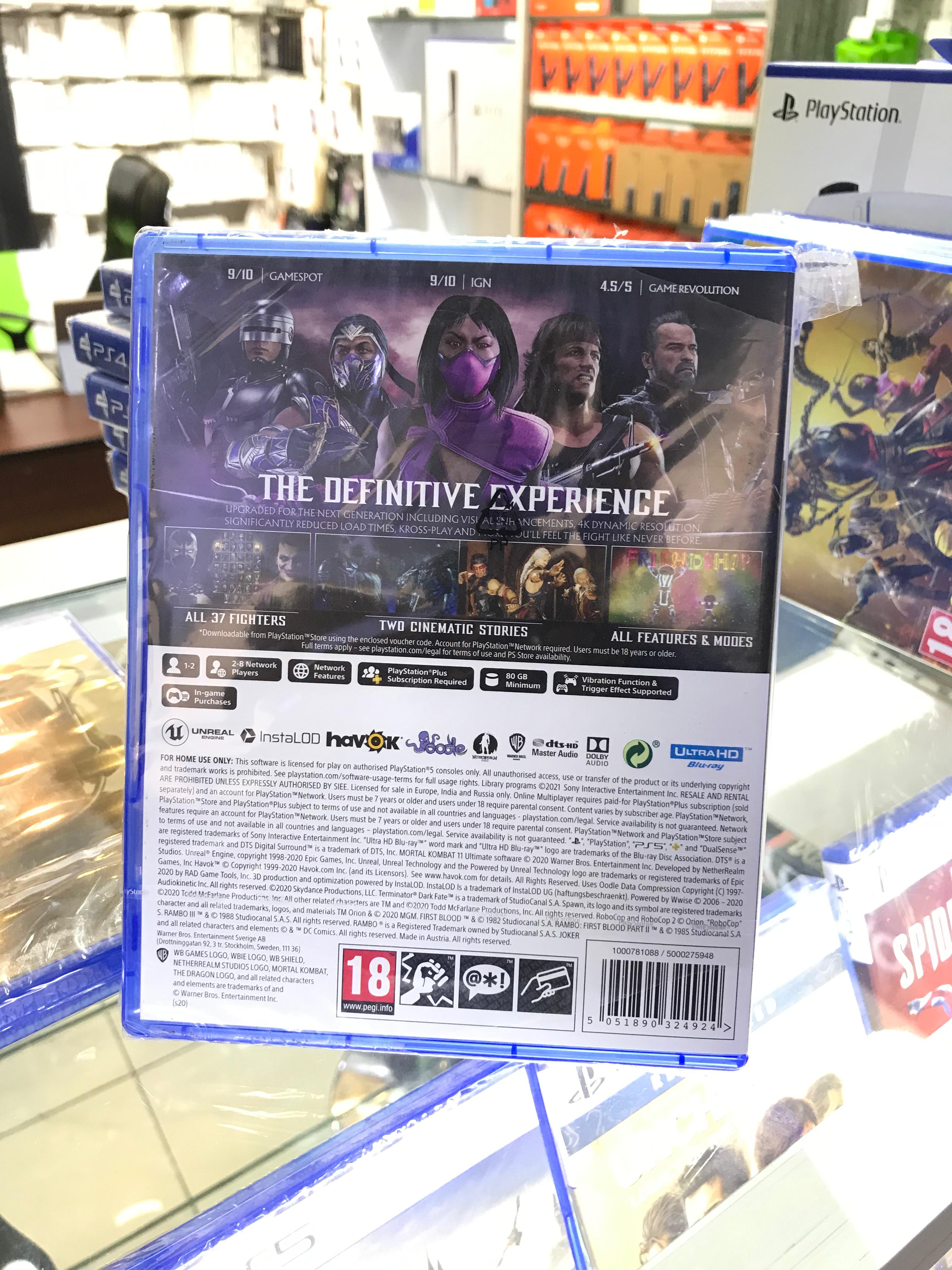 Genuine 🎮 Sony PlayStation 5 & PlayStation 4 Mortal Kombat Ultimate 11 Game Disk | New 2025 Edition | Realistic 4K Graphics | Online Multiplayer | Best Action FPS Game in Kenya 🇰🇪